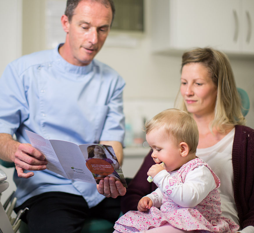 First family visit to the dentist in Cookstown